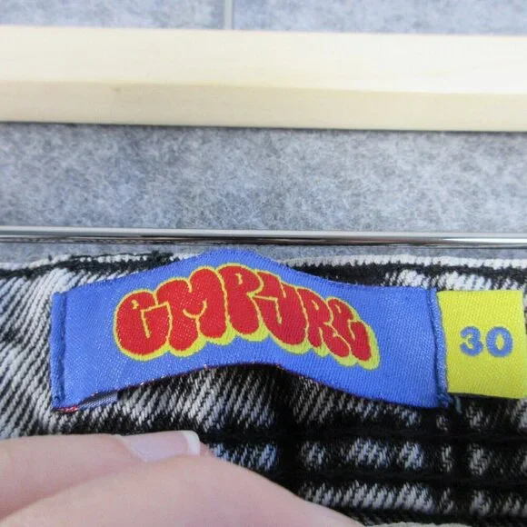 Empire Relax Men’s Jeans Baggy Denim Skateboard Y2K 90's Size 30 Light Gray 694 - Picture 3 of 11